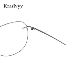 Load image into Gallery viewer, Krasivyy Rimless Glasses Frame Men Ultralight Prescription Optical Eyeglasses Women Frameless Pilot Pure Titanium Myopia Eyewear