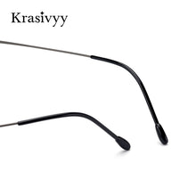 Load image into Gallery viewer, Krasivyy Rimless Glasses Frame Men Ultralight Prescription Optical Eyeglasses Women Frameless Pilot Pure Titanium Myopia Eyewear