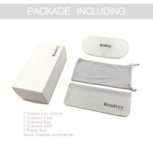 Load image into Gallery viewer, Krasivyy Round Rimless Glasses Frame Men Ultralight Myopia Prescription Eyeglasses Women Vintage Pure Titanium Optical  Eyewear