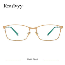 Load image into Gallery viewer, Krasivyy Square Glasses Frame Men 2023 Pure Titanium Male Optical Prescription Eyeglasses Frames Classic Full Frame Gafas Oculos