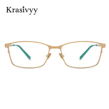 Load image into Gallery viewer, Krasivyy Square Glasses Frame Men 2023 Pure Titanium Male Optical Prescription Eyeglasses Frames Classic Full Frame Gafas Oculos