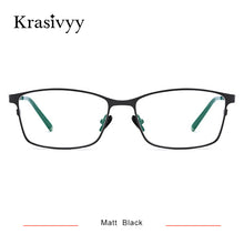 Load image into Gallery viewer, Krasivyy Square Glasses Frame Men 2023 Pure Titanium Male Optical Prescription Eyeglasses Frames Classic Full Frame Gafas Oculos