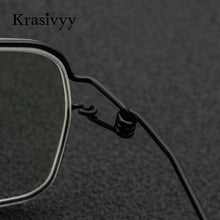 Load image into Gallery viewer, Krasivyy Square Glasses Frame Women Titanium Alloy Myopia Prescription Eyeglasses Men 2023 Korean Screwless Opical Eyewear