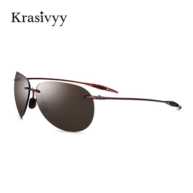 Krasivyy TR90 Sunglasses Men 2023 Brand Design Nylon Lens Ultralight Sun Glasses Women Driving Oculos Sol Masculino