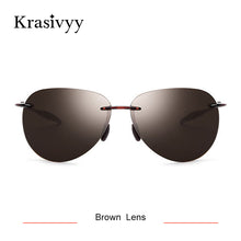 Load image into Gallery viewer, Krasivyy TR90 Sunglasses Men 2023 Brand Design Nylon Lens Ultralight Sun Glasses Women Driving Oculos Sol Masculino