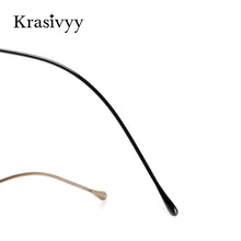 Load image into Gallery viewer, Krasivyy Vintage Round Rimless Eyewear Men B Titanium Design Korean European Optical Prescription Eyeglasses Women Glasses Frame