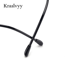 Load image into Gallery viewer, Krasivyy Vintage Round Rimless Glasses Frame Women Brand Designer Ultralight Pure Titanium Myopia Optical Prescription Eyewear