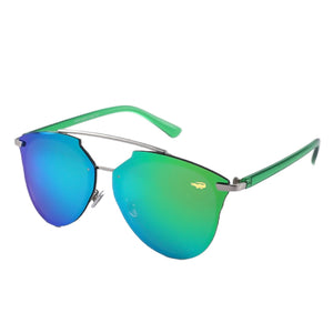 Krokodil Gothic Sunglasses POLARIZED Men Steampunk Round Metal Frame Sun Glasses Eyewear Brand Designer High Quality UV400 86065