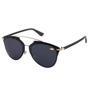 Krokodil Gothic Sunglasses POLARIZED Men Steampunk Round Metal Frame Sun Glasses Eyewear Brand Designer High Quality UV400 86065