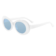 Load image into Gallery viewer, Kurt Cobain Classic oval sunglasses men and women retro  sunglasses white black goggles