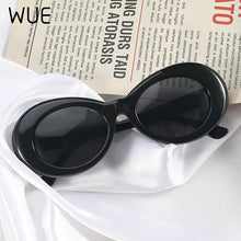 Load image into Gallery viewer, Kurt Cobain Classic oval sunglasses men and women retro  sunglasses white black goggles