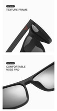 Load image into Gallery viewer, LAMOFUR 2023 Polarized Square Sunglasses For Men Fishing Riding Sunglasses Men&#39;s Street Selfie Trend Glasses 1909