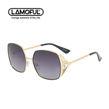 Load image into Gallery viewer, LAMOFUR 2023 borde de Metal mujeres gafas de sol de diseño 2023 anteojos de sol de moda para mujeres Vintage de aleación de diseñador clásico 50006