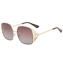 Load image into Gallery viewer, LAMOFUR 2023 borde de Metal mujeres gafas de sol de diseño 2023 anteojos de sol de moda para mujeres Vintage de aleación de diseñador clásico 50006