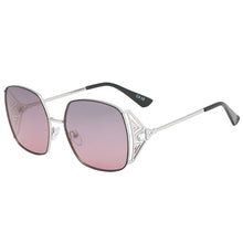 Load image into Gallery viewer, LAMOFUR 2023 borde de Metal mujeres gafas de sol de diseño 2023 anteojos de sol de moda para mujeres Vintage de aleación de diseñador clásico 50006