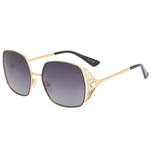 Load image into Gallery viewer, LAMOFUR 2023 borde de Metal mujeres gafas de sol de diseño 2023 anteojos de sol de moda para mujeres Vintage de aleación de diseñador clásico 50006