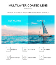 Load image into Gallery viewer, LAMOFUR Brand   Polarized Sunglasses Men Driving Shades Male Sun Glasses Vintage Travel Fishing Classic Sunglasses 2101