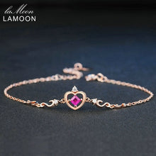 Carica l'immagine nel visualizzatore di Gallery, Crow Princess Cut 0.2ct 100% Real Blue Sapphire 925 Sterling Silver Jewelry S925 Charm Bracelet LMHI029
