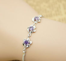 Load image into Gallery viewer, 925 Sterling silver Bracelets Women Fashion Jewelry Chains bracelets &amp; bangles Silver 925 Jewelry BR50016