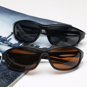 LATASHA Polarized Sunglasses Men's  Brand Designer Retro Driving Sunglasses Men's Goggles Shadow UV400 D017
