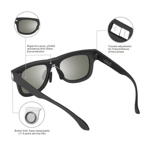 LCD Dimming Sunglasses Original Designed Sunglasses LCD Polarized Lenses Electronic Adjustable Darkness Liquid Crystal Lens