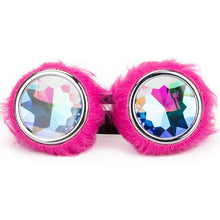 Load image into Gallery viewer, LELINTA Red Blue Lenses Steampunk Goggles With Desgin Rave Festival Party EDM Glasses Cosplay  Vintage Glass Eyewear