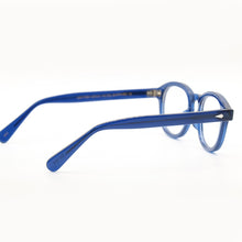 Load image into Gallery viewer, LEMTOSH glasses blue frame JOHNNY DEPP style glasses vintage glasses three size options glasses