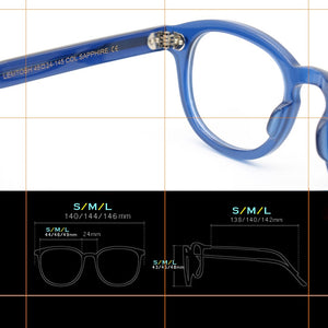LEMTOSH glasses blue frame JOHNNY DEPP style glasses vintage glasses three size options glasses