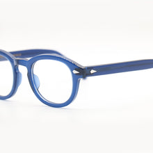 Load image into Gallery viewer, LEMTOSH glasses blue frame JOHNNY DEPP style glasses vintage glasses three size options glasses