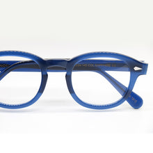 Load image into Gallery viewer, LEMTOSH glasses blue frame JOHNNY DEPP style glasses vintage glasses three size options glasses