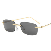 Load image into Gallery viewer, Rimless Sunglasses Women Small Frame Square Sun Glasses Women Luxury Brand Designer Sunglasses for Women Gafas De Sol