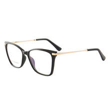 Load image into Gallery viewer, LIONLK Brand Retro Cat Eye Women Glasses Square Big Frame Anti-Computer Blue Light TR90 Pink Black Transparent Color