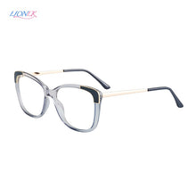 Load image into Gallery viewer, LIONLK  Full Frame Cat Eye Women&#39;s Glasses Anti-Blue Light Lenses  Brand No Diopter TR90 Transparent Pink Red