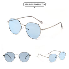 Load image into Gallery viewer, LIONLK  Trend Small Polygon Ocean Sunglasses  Retro Metal Full Frame Designer Glasses UV400 Black Yellow Blue 2023