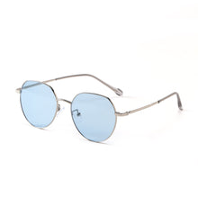 Load image into Gallery viewer, LIONLK  Trend Small Polygon Ocean Sunglasses  Retro Metal Full Frame Designer Glasses UV400 Black Yellow Blue 2023