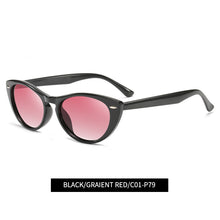 Load image into Gallery viewer, LIOUMO 2023 Cateye Sunglasses Polarized For Women Classic Ladies Small Frame Cat Eye Eyewear Gradient lunette de soleil femme