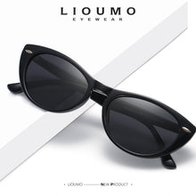 Load image into Gallery viewer, LIOUMO 2023 Cateye Sunglasses Polarized For Women Classic Ladies Small Frame Cat Eye Eyewear Gradient lunette de soleil femme