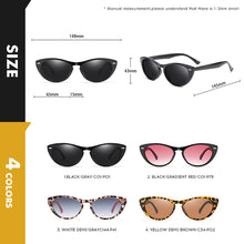 Load image into Gallery viewer, LIOUMO 2023 Cateye Sunglasses Polarized For Women Classic Ladies Small Frame Cat Eye Eyewear Gradient lunette de soleil femme