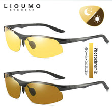 Load image into Gallery viewer, LIOUMO 2023 Day Night Photochromic Polarized Men Sunglasses for Drivers Women Safety Driving Goggles Sun Glasses zonnebril heren