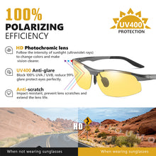 Load image into Gallery viewer, LIOUMO 2023 Day Night Photochromic Polarized Men Sunglasses for Drivers Women Safety Driving Goggles Sun Glasses zonnebril heren