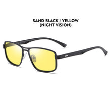 Load image into Gallery viewer, LIOUMO 2023 Sunglasses Men Polarized Square Metal Frame Male Sun Glasses Driving Fishing Night Vision zonnebril heren