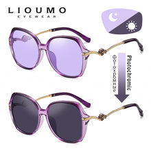 Load image into Gallery viewer, LIOUMO 20231 Sunglasses Women Polarized Photochromic Sun Glasses  Ladies Goggle Chameleon UV400 lunette de soleil