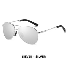Load image into Gallery viewer, LIOUMO 20231 Men Vintage Alloy Polarized Photochromic Sunglasses Pilot Sun glasses Coating Lens Driving Eyewear For Men/Women
