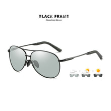 Load image into Gallery viewer, LIOUMO 20231 Men Vintage Alloy Polarized Photochromic Sunglasses Pilot Sun glasses Coating Lens Driving Eyewear For Men/Women
