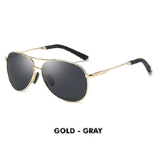 Load image into Gallery viewer, LIOUMO 20231 Men Vintage Alloy Polarized Photochromic Sunglasses Pilot Sun glasses Coating Lens Driving Eyewear For Men/Women