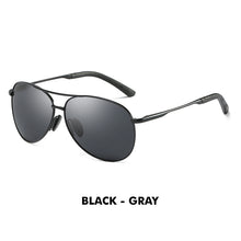 Load image into Gallery viewer, LIOUMO 20231 Men Vintage Alloy Polarized Photochromic Sunglasses Pilot Sun glasses Coating Lens Driving Eyewear For Men/Women
