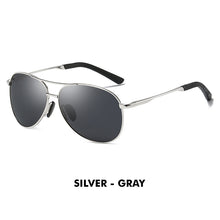 Load image into Gallery viewer, LIOUMO 20231 Men Vintage Alloy Polarized Photochromic Sunglasses Pilot Sun glasses Coating Lens Driving Eyewear For Men/Women