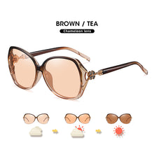 Load image into Gallery viewer, LIOUMO 2023 Oversized Sunglasses For Women Polarized Glasses Photochromic Ladies Eyewear Temples With Flower gafas de sol mujer