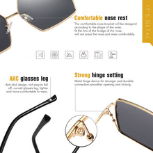 Load image into Gallery viewer, LIOUMO 2023 Sunglasses For Women Polarized Glasses Men Oversize Driving Goggles Shield Frame Unisex Tea zonnebril heren