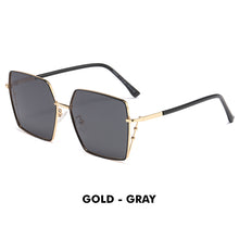 Load image into Gallery viewer, LIOUMO 2023 Sunglasses For Women Polarized Glasses Men Oversize Driving Goggles Shield Frame Unisex Tea zonnebril heren